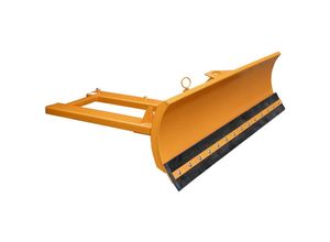 4052462012158 - eurokraft pro Schneeschieber für Gabelstapler Gummischürfleiste Schildbreite 2100 mm