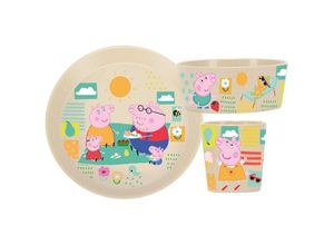 4002942594384 - Geschirr-Set für Kinder connect peppa pig Organic-Kunststoff Koziol