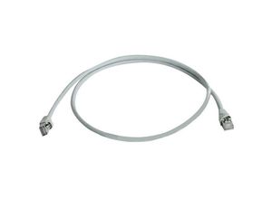 4018359286026 - Telegärtner L00000A0072 RJ45 Netzwerkkabel Patchkabel CAT 6a S FTP 050 m Grau UL-zertifiziert Fla