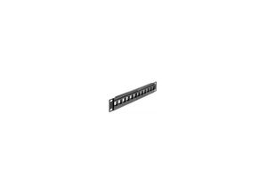 4043619432592 - Patchpanel 1HE 12 Keystone Ports 192 x 149mm (43259) - Delock