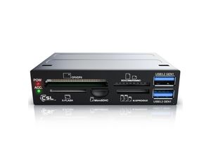 4251259178842 - CSL 35 Multi-Frontpanel Cardreader mit USB 30 für SD SDXC microSD microSDHC M2 CF MMC MS XD 4251259178842 - CSL 35 Multi-Frontpanel Cardreader mit USB 30 für SD SDXC microSD microSDHC M2 CF MMC MS XD