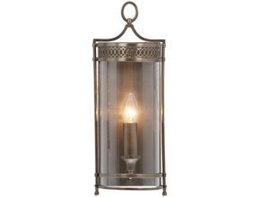 5024005489603 - Lighting gh-wb-db Wandleuchte Guildhall 1xE14 60W Baustahl dunkle Bronze Glas H41cm B15cm dimmbar - Elstead