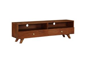 8718475619444 - Bonnevie - TV-SchrankTV-Möbel Altholz Massiv 140x30x40 cm vidaXL