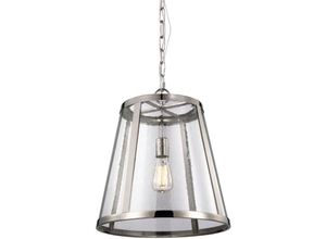 5024005221319 - Elstead - Feiss fe-harrow-p-m Hängeleuchte Harrow 1xE27 60W Aluminium Nickel poliert Blasenglas H584-2108cm Ø406cm dimmbar höhenverstellbar 5024005221319 - Elstead - Feiss fe-harrow-p-m Hängeleuchte Harrow 1xE27 60W Aluminium Nickel poliert Blasenglas H584-2108cm Ø406cm dimmbar höhenverstellbar