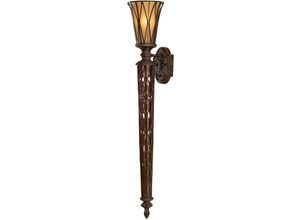 5024005225119 - Elstead - Feiss fe-triomphe Wandleuchte Triomphe 1xE14 60W Stahl Firenze Gold H1048cm B146cm dimmbar