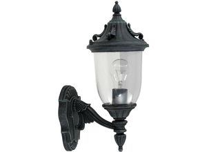 5024005554202 - Lighting GZH-ELK1 Wandleuchte Elkstone E27 40W IP44 Aluminium Glas Verdigris H365cm B152cm dimmbar - Elstead