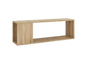 8720286651209 - Bonnevie - TV-SchrankTV-Möbel Sonoma-Eiche 100x24x32 cm Holzwerkstoff vidaXL