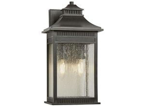 5024005301912 - Elstead - Quoizel QZ-LIVINGSTON2-M Wandleuchte Livingston 2xE14 40W Kaiser Bronze H356cm B18cm IP44 dimmbar