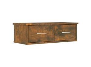 8720286931431 - Bonnevie - Wandschrank Badschrank Räuchereiche 60x26x185 cm Holzwerkstoff vidaXL