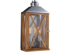 5024005226611 - Elstead - Feiss fe-lumiere-m-oak Wandleuchte Lumiere 2xE27 100W Eiche Natur H483cm B279cm IP44 dimmbar