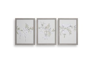 5011583488890 - LAURA ASHLEY Mehrteilige Bilder »Parterre« (Set 3 St) Leinwandbilder Set (3er) 90x40cm grau