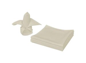 8718475978060 - Bonnevie - Dinner-Servietten 50 Stk Creme 50x50 cm vidaXL743652