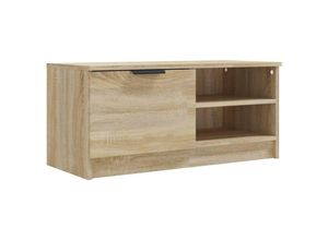 8720286965801 - Bonnevie - TV-SchrankTV-Möbel Sonoma-Eiche 80x35x365 cm Holzwerkstoff vidaXL