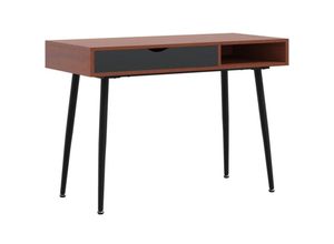 8721012133501 - Bonnevie - Computertisch mit Schublade Braun 110x50x75 cm Holzwerkstoff vidaXL472166