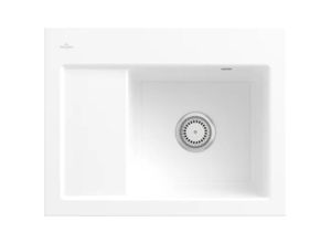 4051202554033 - Villeroy&Boch Spülbecken Küchenspüle Subway 45 Compact Weiß Alpin 650x510mm Unteschrankbreite 45cm