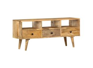 8719883811574 - Bonnevie - TV-SchrankTV-Möbel 110×36×50 cm Massivholz Mango vidaXL