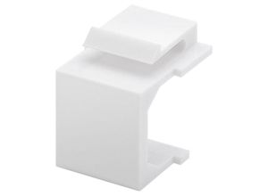 4040849798160 - Keystone cover (pack of 4) white white - to be used as dust cover (79816) - Goobay