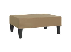 8720286636329 - Bonnevie - FußhockerFußschemel Cappuccino-Braun 78x56x32 cm Kunstleder vidaXL