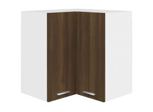 8720286954928 - Bonnevie - Eck-Hängeschrank Braun Eiche-Optik 57x57x60 cm Holzwerkstoff vidaXL788481