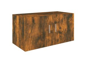 8720286976821 - Bonnevie - Wandschrank Badschrank Räuchereiche 80x39x40 cm Holzwerkstoff vidaXL