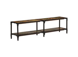 8720286672327 - Bonnevie - TV-SchrankTV-Möbel 150x30x41 cm Altholz Massiv vidaXL