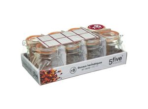 3560238906354 - Secret De Gourmet - 5five - hermetisches glas x8 150ml - Todesknie 3560238906354 - Secret De Gourmet - 5five - hermetisches glas x8 150ml - Todesknie