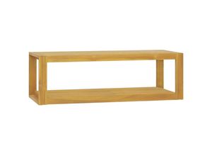 8720286662632 - Bonnevie - Wand-Badregal 110x45x35 cm Massivholz Teak vidaXL117900