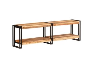 8720845952396 - Bonnevie - TV-SchrankTV-Möbel 140x30x40 cm Massivholz Akazie vidaXL