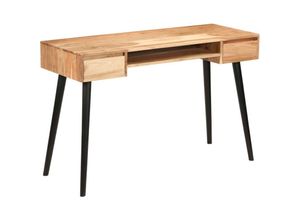 8718475602712 - Bonnevie - ComputertischSchreibtisch Akazienholz Massiv 118 x 45 x 76 cm vidaXL