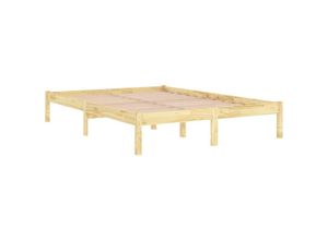 8720286762387 - Massivholzbett，Schlafzimmerbett，Doppelbett Kiefer 120x200 cm vidaXL