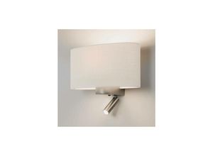 5038856075809 - Astro Lighting - Astro Napoli - 1 Licht Innenwand Leselampe Matt Nickel E27