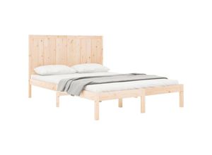 8720287044826 - Vidaxl - Massivholzbett ohne Matratze 160x200 cm Kiefernholz