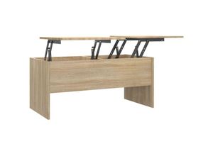 8720286971376 - Couchtische Kaffeetisch Sonoma-Eiche 102x505x465 cm Holzwerkstoff vidaXL