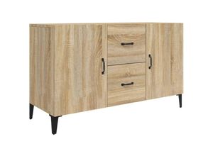 8720286972823 - Bonnevie - SideboardKommode Sonoma-Eiche 100x36x60 cm Holzwerkstoff vidaXL