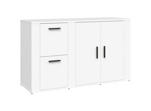 8720845669577 - Sideboard，Kommode Weiß 100x33x595 cm Holzwerkstoff vidaXL