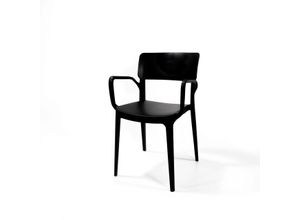 8719979474898 - VEBA Wing Armchair Schwarz Stapelstuhl Kunststoff 50920