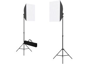 8719883733791 - Vidaxl - Professionelle Studioleuchten 2 Stk 40x60 cm Stahl Schwarz 756216