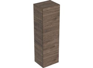 4025416432340 - Geberit Smyle Square Mittelhochschrank 500361 36x118x299cm mit 1 Tür Farbe Nussbaum hickory  Melamin Holzstruktur - 500361JR1