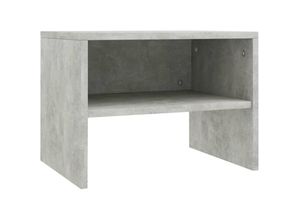 8719883672328 - Nachttisch，Beistelltisch Betongrau 40x30x30 cm Holzwerkstoff vidaXL