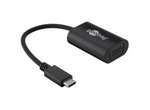 4040849385315 - goobay USB-C™ adapter black 02 m - USB-C™ male VGA female (15-pin) (38531)