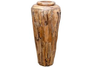 8719883714073 - vidaXL Deko-Vase 40 x 80 cm Massivholz Teak