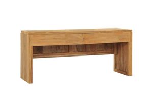 8719883916217 - Bonnevie - TV-SchrankTV-Möbel 100x35x45 cm Teak Massivholz vidaXL