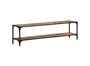 8720286083017 - Bonnevie - TV-SchrankTV-Möbel 150x30x40 cm Altholz Massiv vidaXL