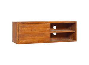 8719883996042 - Bonnevie - Wand-TV-Schrank TV-Möbel 90x30x30 cm Teak Massivholz vidaXL