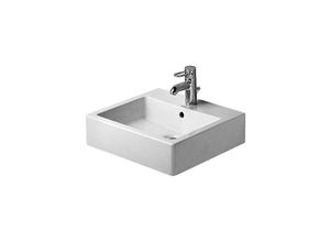 4021534285806 - Waschtisch Vero 50 cm mÜL mHLB 1 hl geschl weiss 0454500027 - Duravit