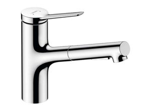 4059625340233 - Zesis M33 - Spültischarmatur 150 mit ausziehbarer Brause EcoSmart Chrom 74810000 - Hansgrohe