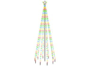 8720287018094 - Vidaxl - LED-Weihnachtsbaum mit Erdnägeln Mehrfarbig 310 LEDs 300 cm