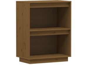 8720286904602 - Bonnevie - Beistellschrank Honigbraun 60x34x75 cm Massivholz Kiefer vidaXL402238