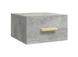 8720287083283 - Bonnevie - Wand-Nachttisch Betongrau 35x35x20 cm vidaXL814301