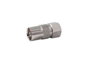 4021121136818 - F-Übergang F-Stecker IEC-Buchse